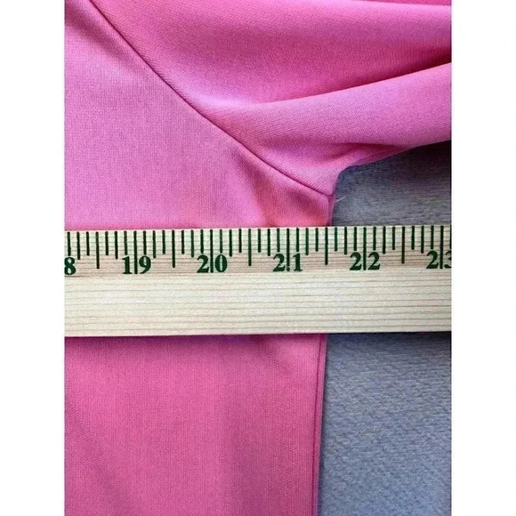 Lauren by Ralph Lauren Long Sleeve Quarter‎ Button-Down Shirt Pink size XL - Picture 6 of 7